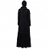2 piece party wear abaya with full bead work- Black